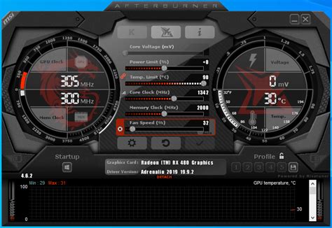 msi afterburner windows 10.